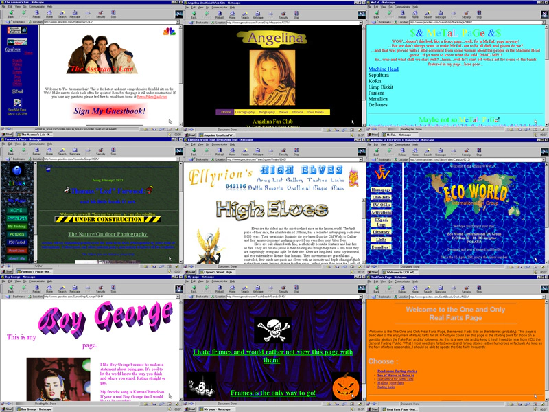 GeoCities Pages
