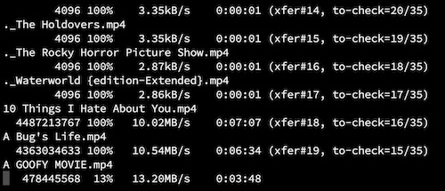 RSyncing Media Library