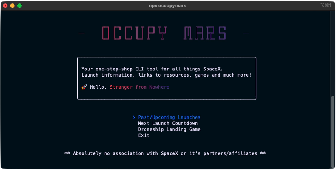 Occupy Mars Slide 1